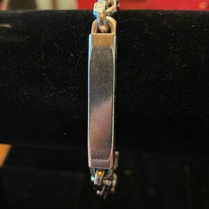 Men's Tiffany Sterling  I D Bracelet